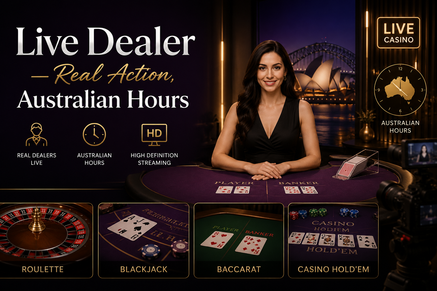 Olympia Casino live dealer casino — roulette, blackjack, baccarat